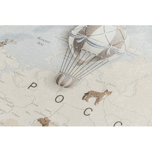 Обои флизелиновые OVK Design Атлас 11119-02 разноцветные 1.06x10м