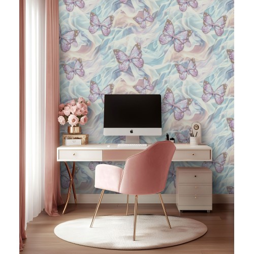 Обои флизелиновые Euro Decor Сияй 7270-03 разноцветные 1.06x10м