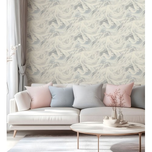 Обои флизелиновые Euro Decor Сияй 7271-00 серые 1.06x10м