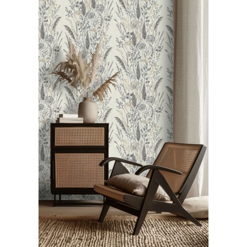 Обои флизелиновые Euro Decor Поле 7272-22 белые 1.06x10м
