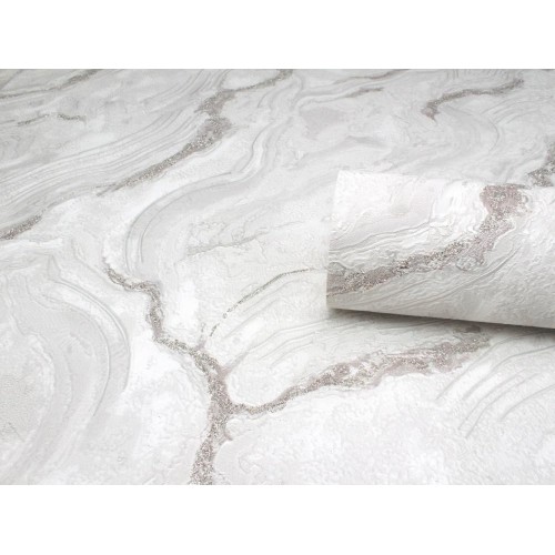 Обои флизелиновые Erismann Adagio 60680-03 серебристые 1.06x10м