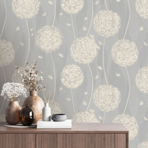 Обои флизелиновые Euro Decor Breeze 7195-11 серые 1.06x10м