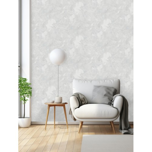 Обои флизелиновые Malex design Ривьера 4336-5 серые 1.06x10м