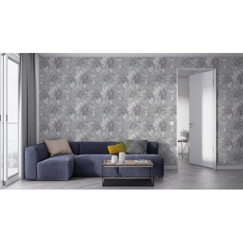 Обои флизелиновые Malex design Ривьера 4336-9 серые 1.06x10м