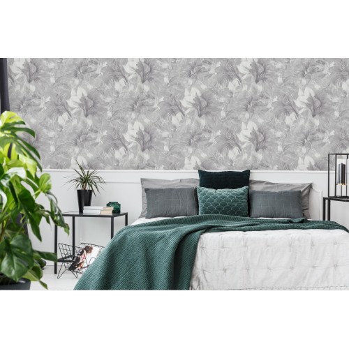 Обои флизелиновые Malex design Ривьера 4336-9 серые 1.06x10м