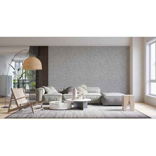 Обои флизелиновые Malex design Ривьера 4337-9 серые 1.06x10м