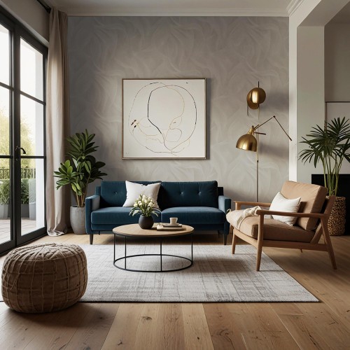 Обои флизелиновые Malex design Галактика 4346-3 бежевые 1.06x10м