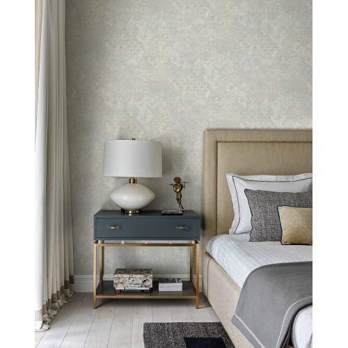 Обои флизелиновые Monte Solaro Aurelia 9252-00 белые 1.06x10м