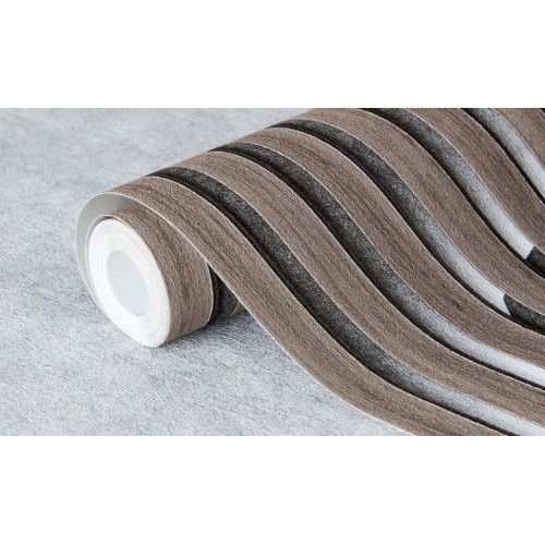 Обои флизелиновые Wall Decor Exclusive 75183-41 коричневые 1.06x10м