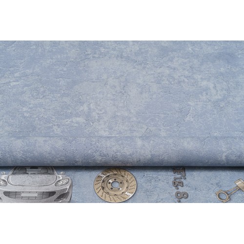 Обои флизелиновые Артекс Стритрейсинг-уни 10394-04 синие 1.06x10м