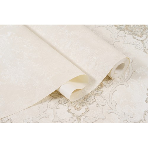 Обои флизелиновые Артекс Рафаэлла 10636-02 бежевые 1.06х10м