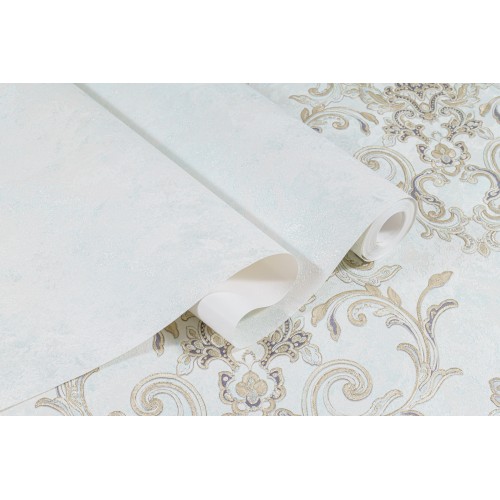 Обои флизелиновые Артекс Сан-ремо-уни 10852-05 голубые 1.06x10м