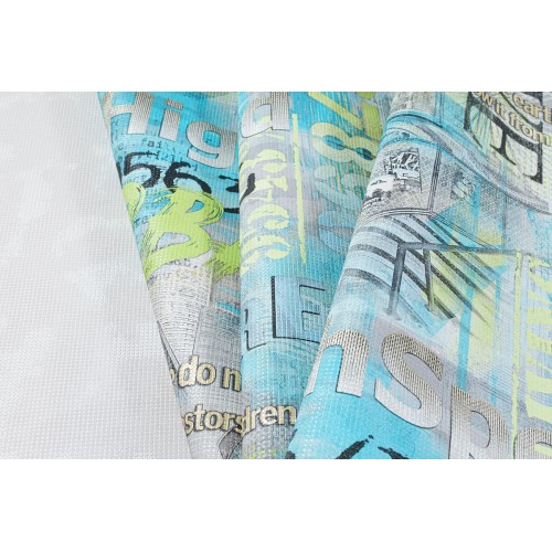 Обои флизелиновые Артекс Урбан 10912-03 голубые 1.06x10м