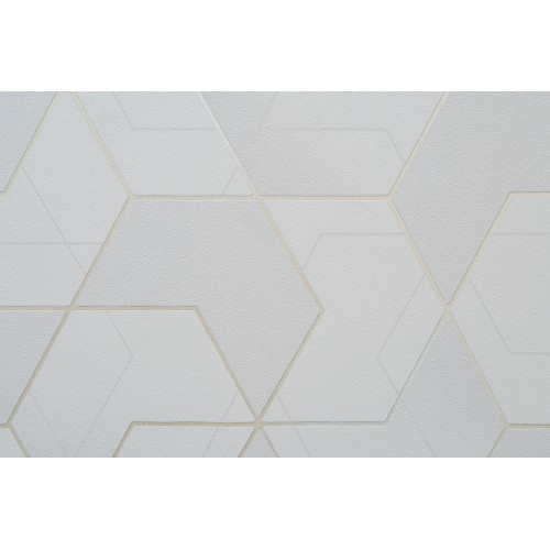Обои флизелиновые EcoLine Призма 11095-06 серые 1.06x10м
