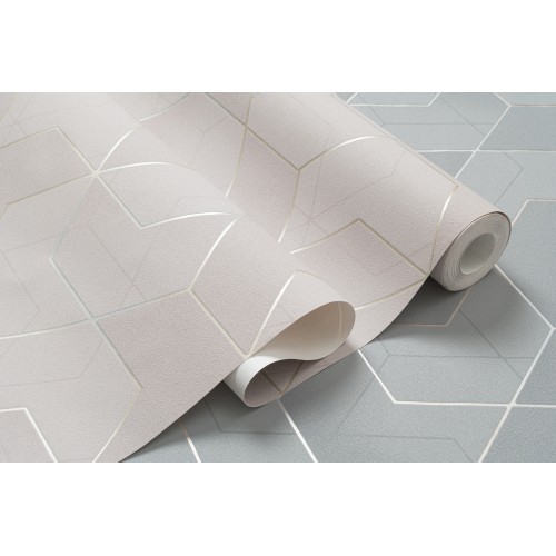 Обои флизелиновые EcoLine Призма 11095-07 розовые 1.06x10м