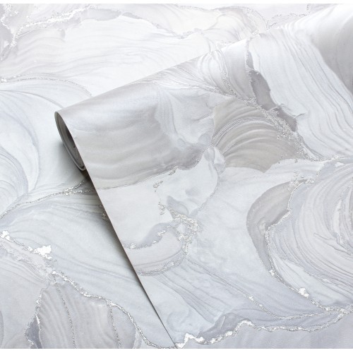 Обои флизелиновые Victoria Stenova Феррара 285918 серые 1.06x10м