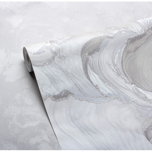 Обои флизелиновые Victoria Stenova Феррара 285918 серые 1.06x10м