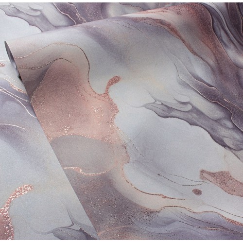 Обои флизелиновые Victoria Stenova Роял 286385 розово-фиолетовые 1.06x10м