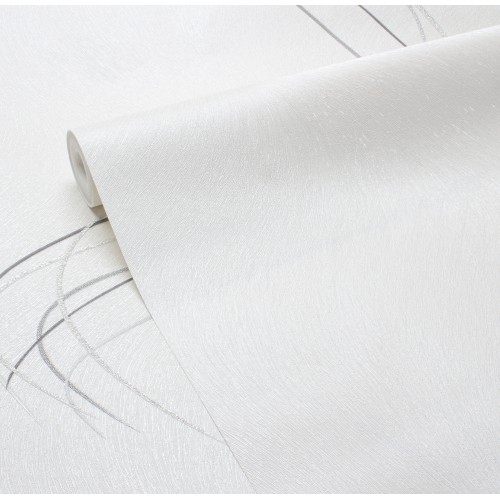 Обои флизелиновые Victoria Stenova Тринити 286711 белые 1.06x10м