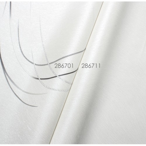 Обои флизелиновые Victoria Stenova Тринити 286711 белые 1.06x10м