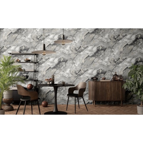 Обои флизелиновые Ateliero Ametist 287779 серые 1.06x10м