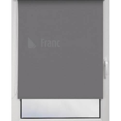 Штора рулонная Blackout Silver 50х160см серый