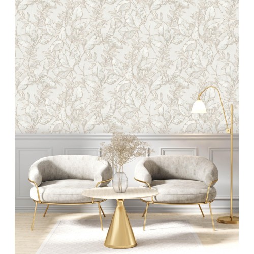 Обои флизелиновые Malex design Иоланта 4298-2 бежевые 1.06x10м