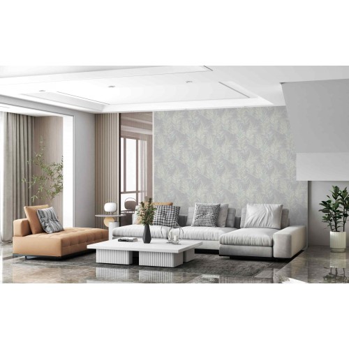 Обои флизелиновые Malex design Дайкири 4308-5 серые 1.06x10м