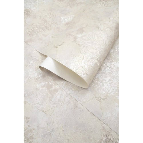 Обои флизелиновые Malex design Агора 4312-3 бежевые 1.06x10м