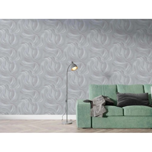 Обои флизелиновые Malex design 4356-5 Энергия серые1.06x10м