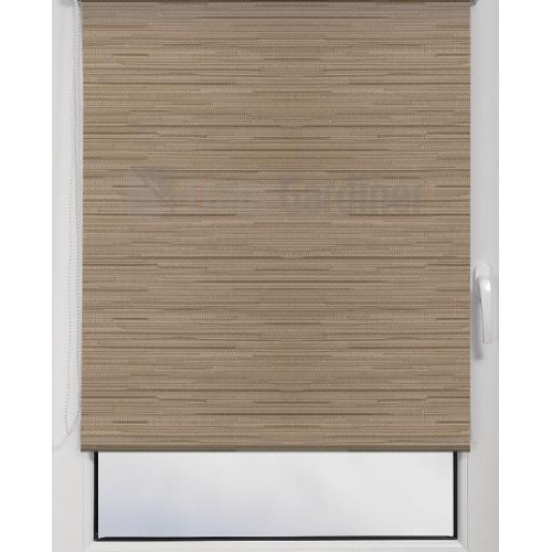 Штора рулонная Rustic 80х160см коричневый