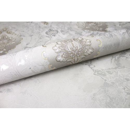Обои флизелиновые Profi Deco Firuze 60496-03 серые 1.06x10м