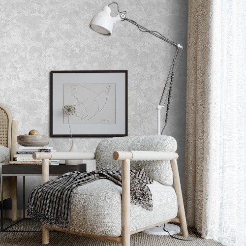 Обои флизелиновые Erismann Veneziana 60573-03 серые 1.06x10м