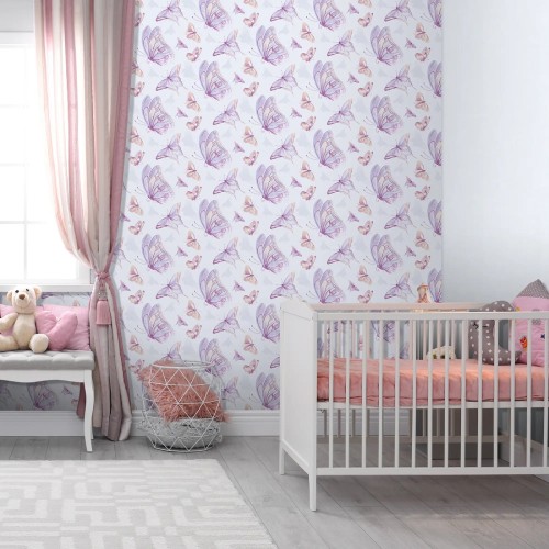 Обои флизелиновые Erismann It\'s My ROOM 60670-05 розовые 1.06x10м