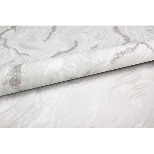 Обои флизелиновые Erismann Adagio 60680-03 серебристые 1.06x10м