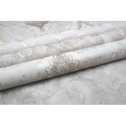 Обои флизелиновые Profi Deco Firuze 60695-03 серые 1.06x10м