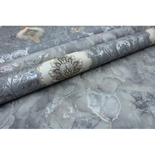 Обои флизелиновые Profi Deco Firuze 60695-06 серые 1.06x10м