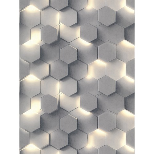 Обои Аспект 70669-41 Гексагон флиз. 1,06Х10м