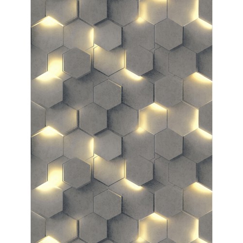 Обои Аспект 70669-42 Гексагон флиз. 1,06Х10м