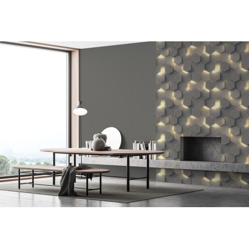 Обои Аспект 70670-42 Гексагон флиз. 1,06Х10м