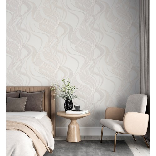 Обои флизелиновые WallSecret Comfort 8778-23 бежевые 1.06x10м