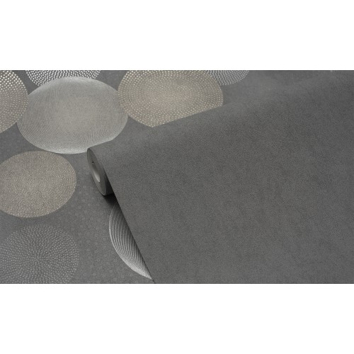 Обои флизелиновые Ateliero Planeta 88249-06 серые 1.06х10м