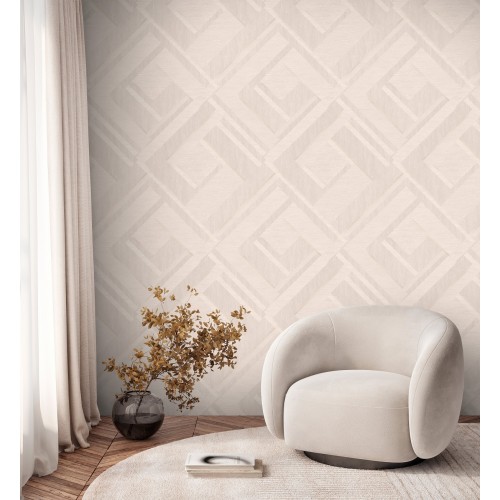 Обои флизелиновые WallSecret Comfort 8881-23 бежевые 1.06x10м