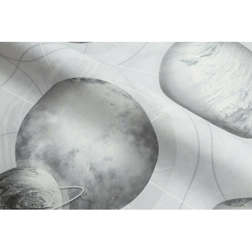 Обои флизелиновые HomeColor HC71987-14 Planets серые 1.06x10м