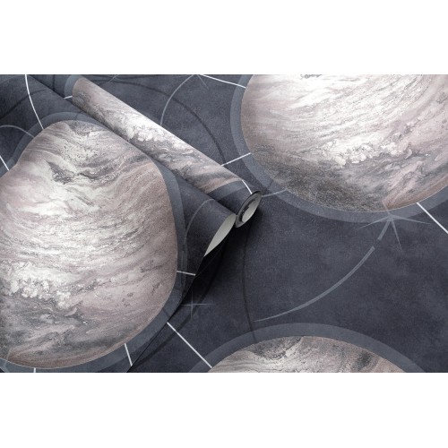 Обои флизелиновые HomeColor Planets HC71987-45 коричневые 1.06x10м