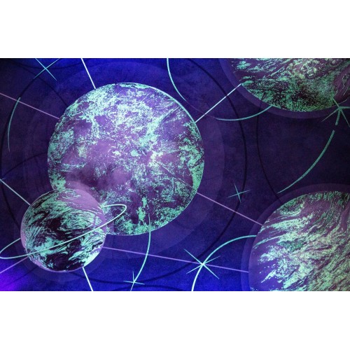 Обои флизелиновые HomeColor Planets HC71987-45 коричневые 1.06x10м