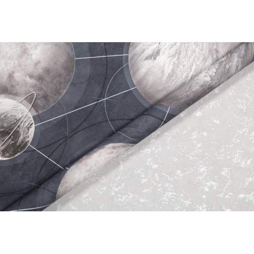 Обои флизелиновые HomeColor HC71988-45 Planets серые 1.06x10м