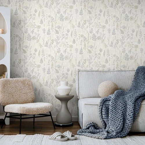 Обои флизелиновые Палитра Scandi Mania PL72354-11 бежевые 1.06x10м
