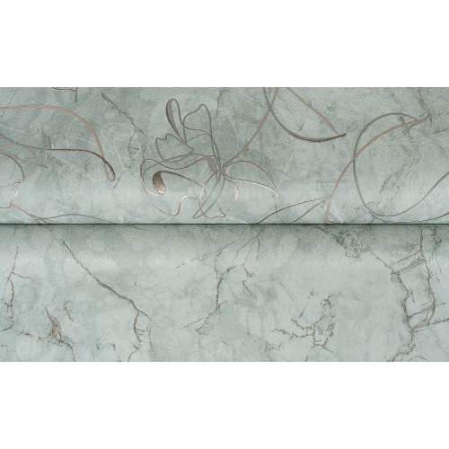 Обои флизелиновые Ateliero Valencia 88290-05 зеленые 1.06х10м
