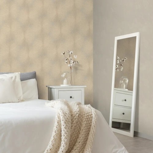 Обои флизелиновые Euro Decor 7235-02 Bengal бежевые 1,06x10м